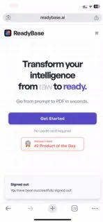 Кадр із відео: Протестував ReadyBase.ai: промпт у готовий PDF за кілька секунд