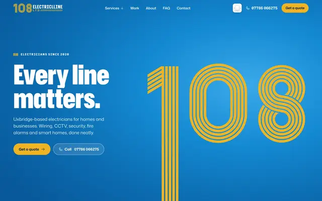 108 Electriclline website