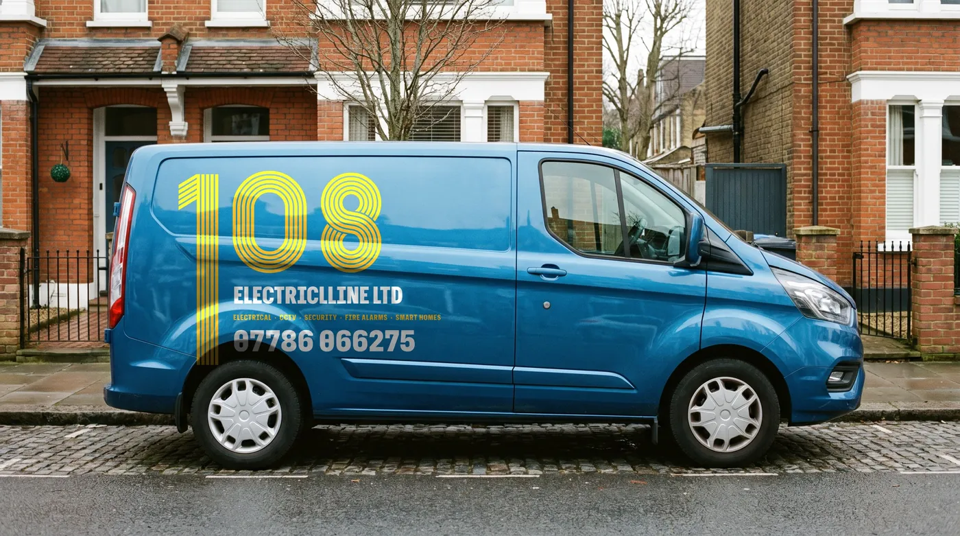 108 Electriclline van livery