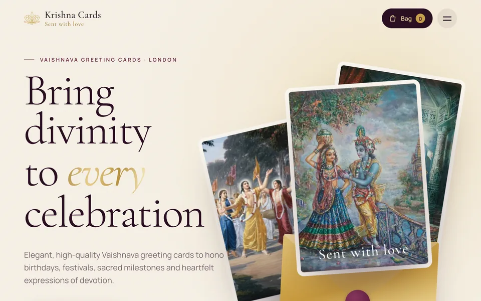 Krishna Cards