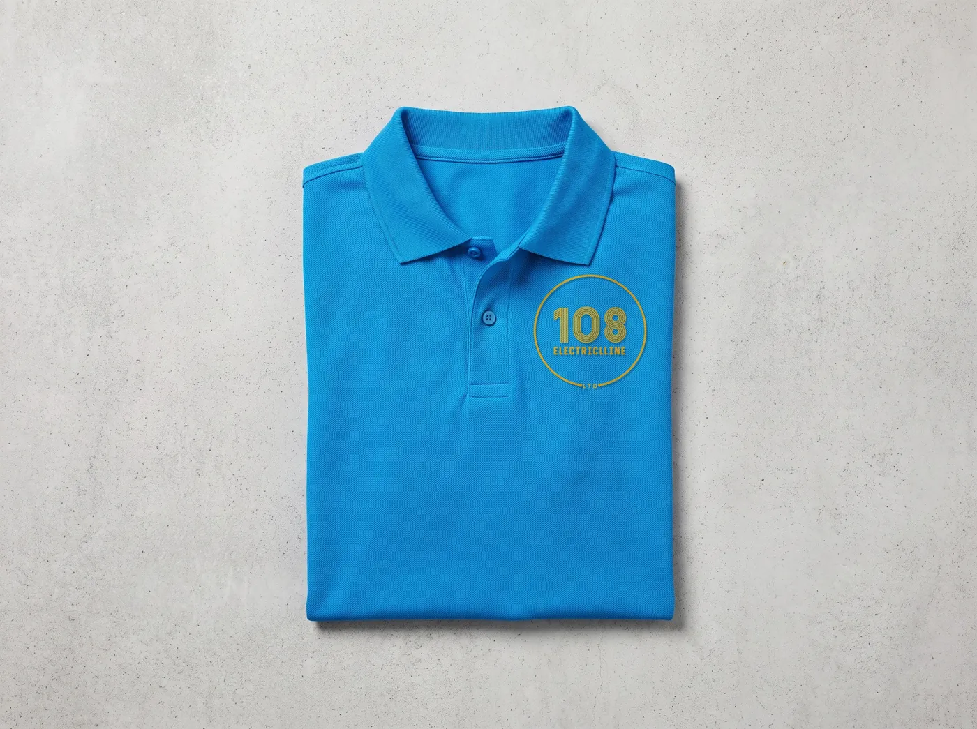 108 Electriclline: Uniform: the badge embroidered on the chest