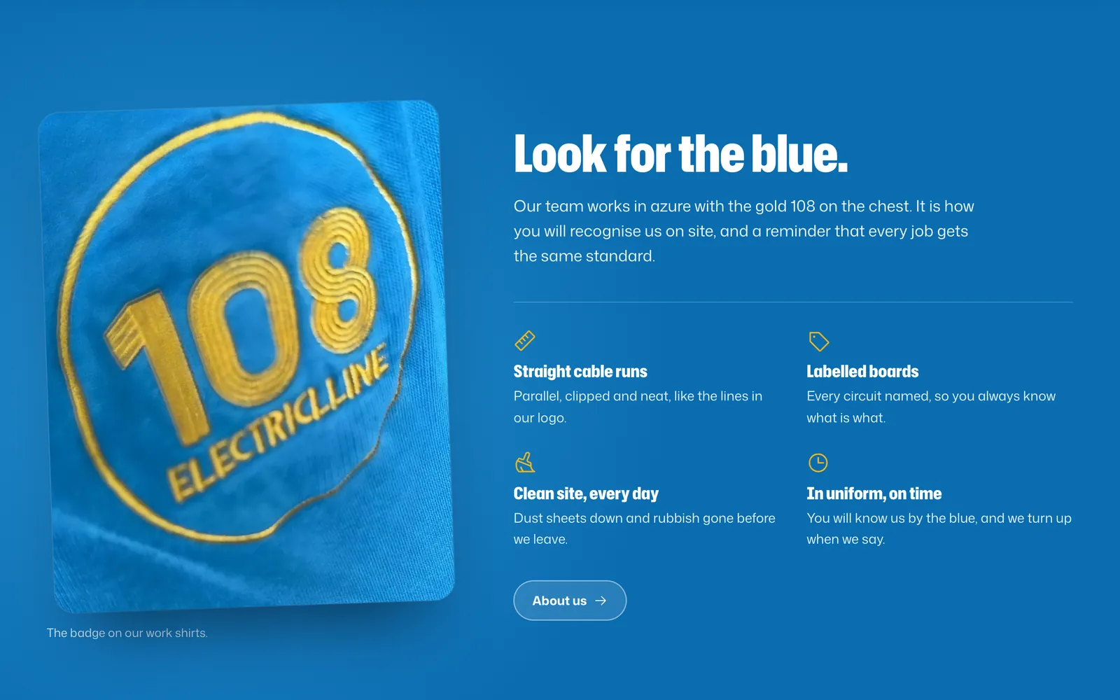 108 Electriclline: Look for the blue