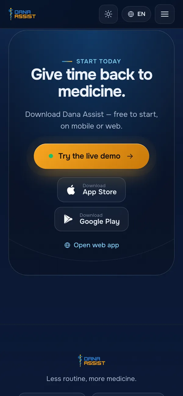 Dana Assist: Every way in, once more (phone)