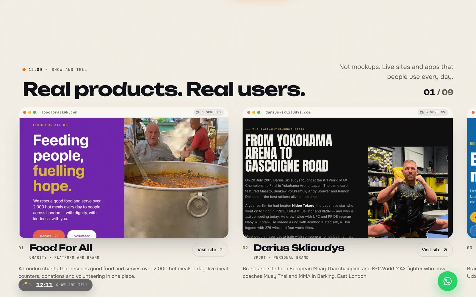 Gainers Studio: Real products, not mockups