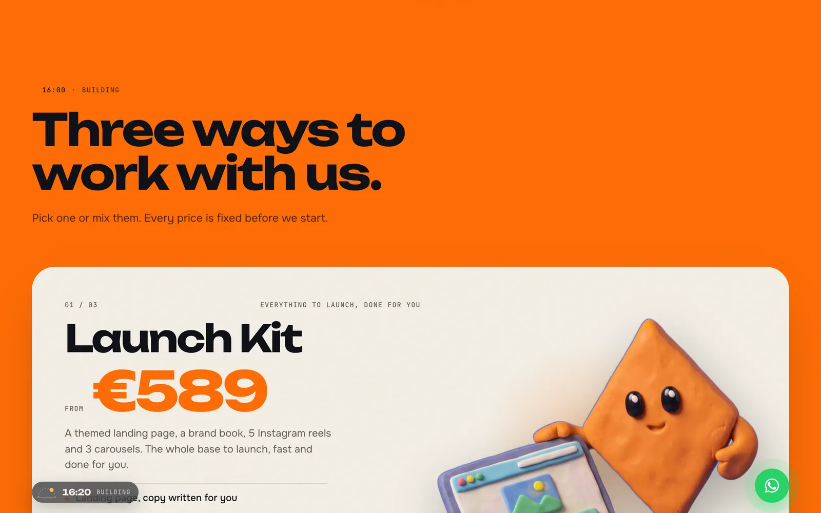 Gainers Studio: Three ways in, on orange