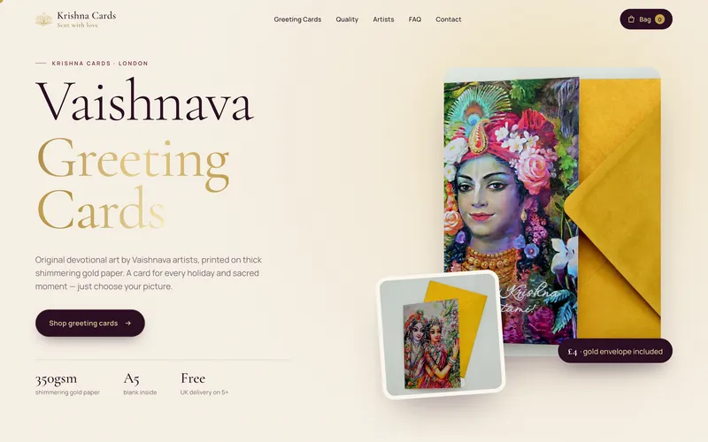 Krishna Cards