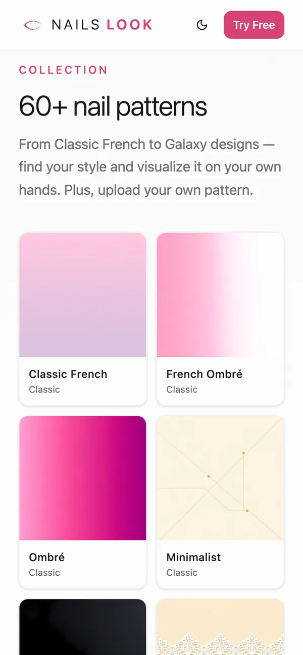 Nails Look: A catalogue you can see (phone)