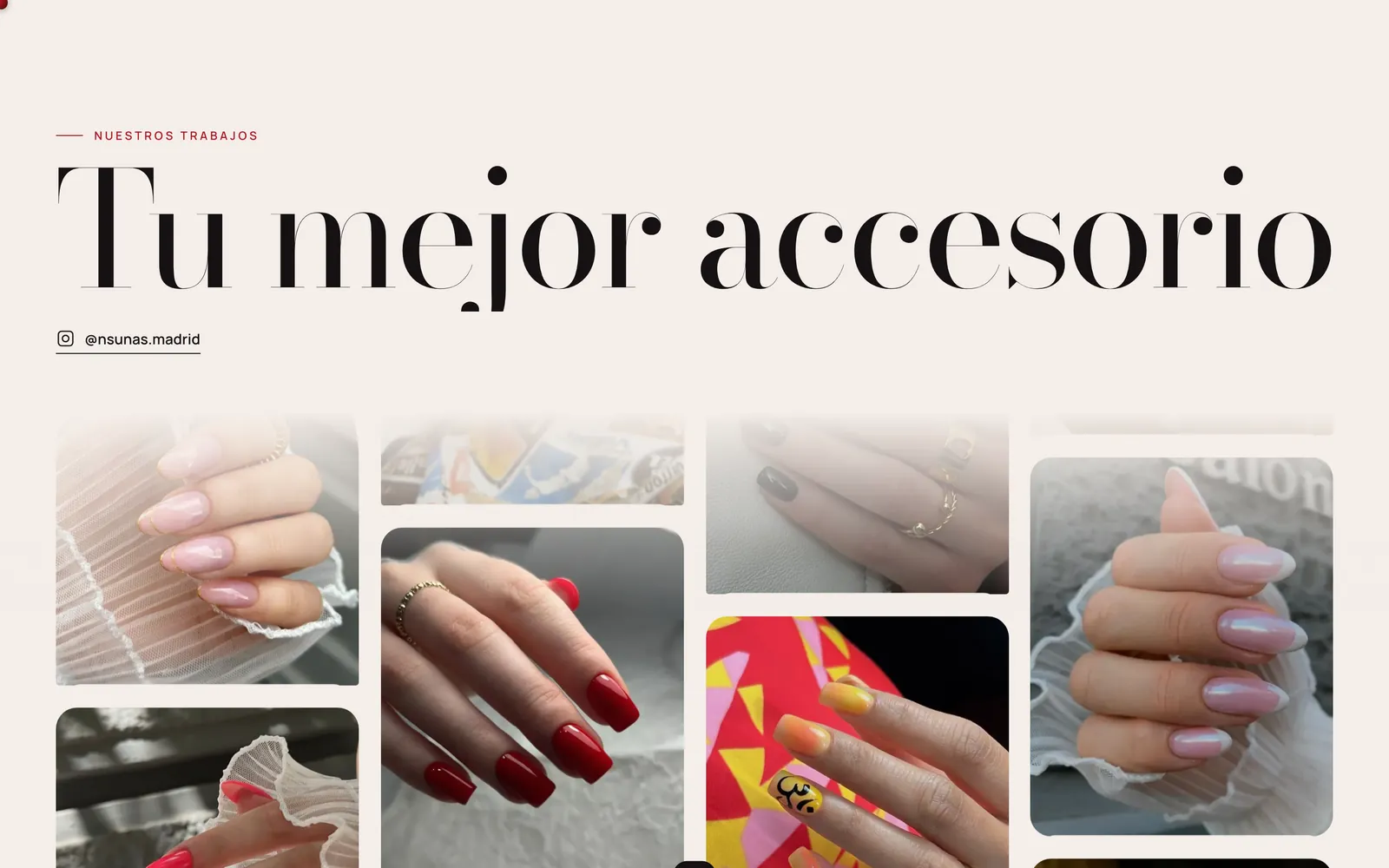 Nails Star: Real work, labelled