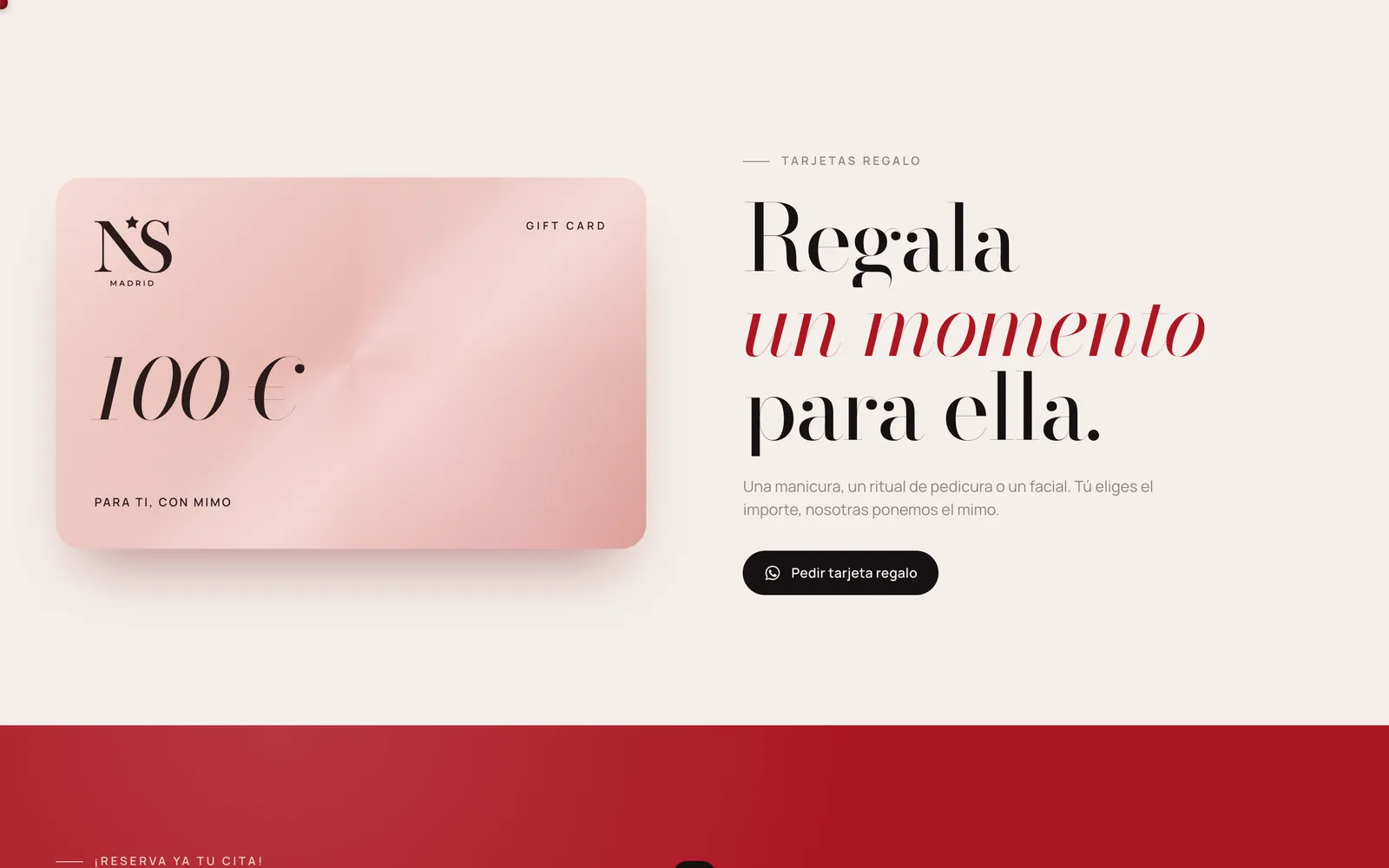 Nails Star: Gift cards as a second sale