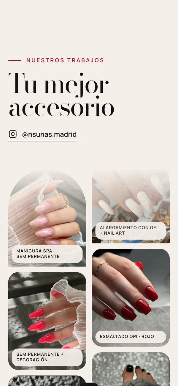 Nails Star: Real work, labelled (phone)