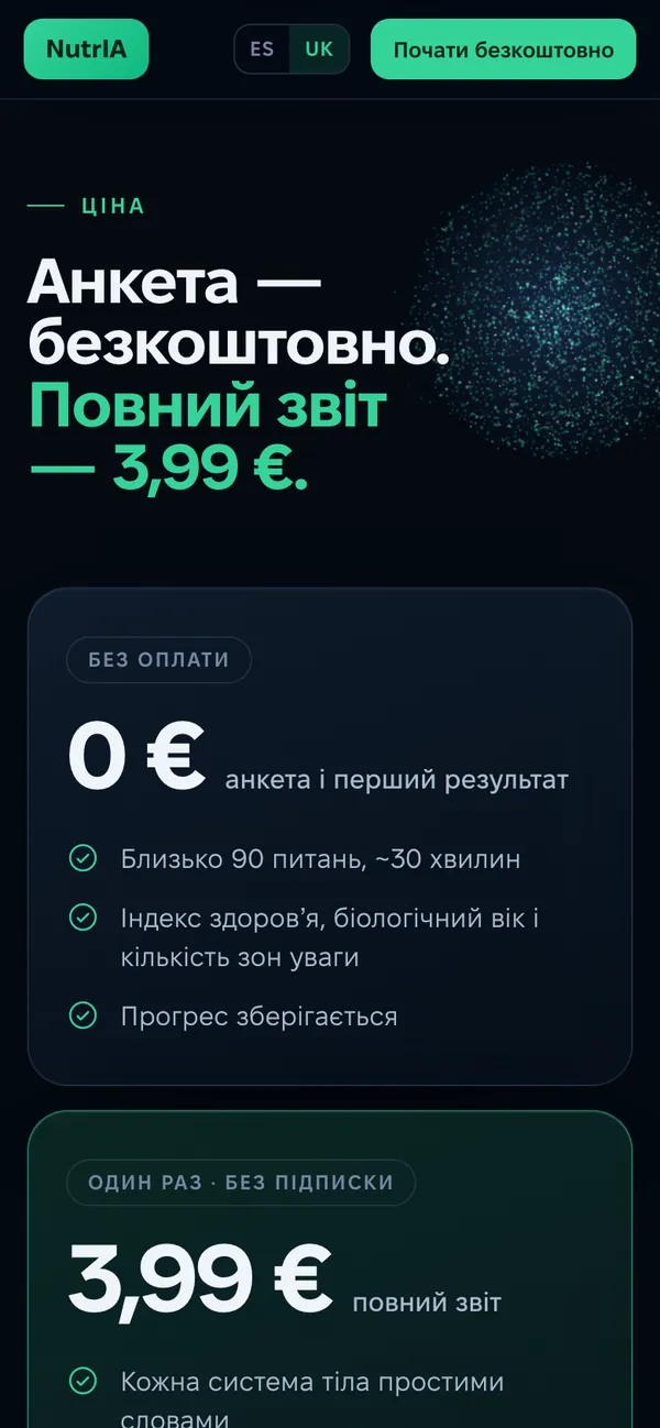 NutrIA: Free first, then 3,99 € (phone)